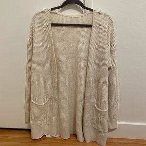 New Waffle Knit Cardigan